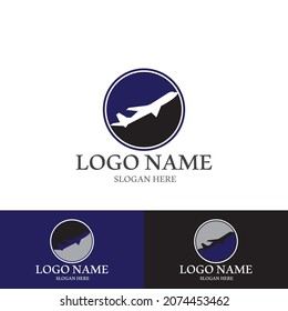 diseño de la ilustración del vector de icono de avión