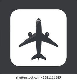 Air Plane icon vector white bachground