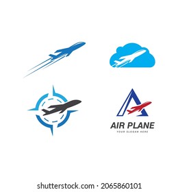 Air Plane illustration logo vector template