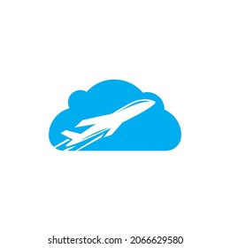 Air Plane illustration logo vector template