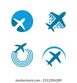 Air Plane illustration logo vector template