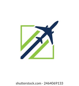 air plane logo abstract symbol 