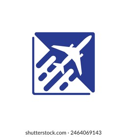 air plane logo abstract symbol 