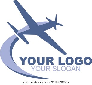 AIR PLANE LOGO CONCEPT VECTOR ILLUSTRATION