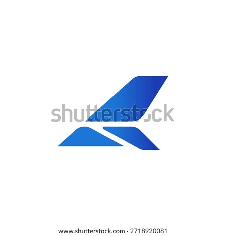 air plane logo technology icon arrow with the shape of a Jet Airplane, aviation, travel