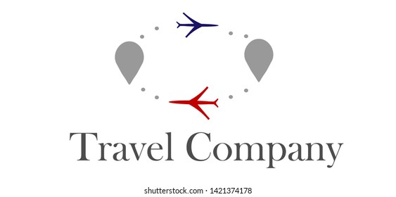 air plane logo, travel around the world, network of plane, destination plan.