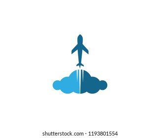 Air Plane logo vector template