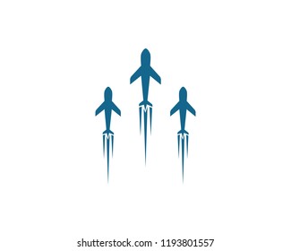Air Plane logo vector template