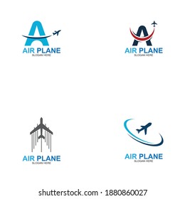 Air Plane logo vector template