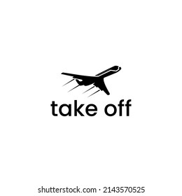 Air Plane Take Off Logo Design