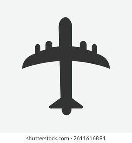 Air plane transport icon logo flat vector design.
