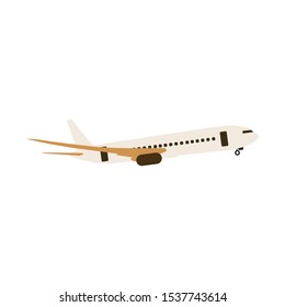 air plane transportation, plane on background white, vector eps10.