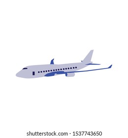 air plane transportation, plane on background white, vector eps10.