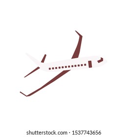 air plane transportation, plane on background white, vector eps10.