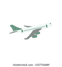 air plane transportation, plane on background white, vector eps10.