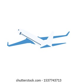 air plane transportation, plane on background white, vector eps10.