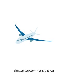 air plane transportation, plane on background white, vector eps10.