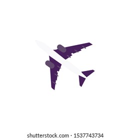 air plane transportation, plane on background white, vector eps10.