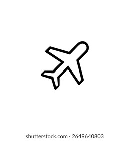 Air - plane vector icon. Simple vector icon 