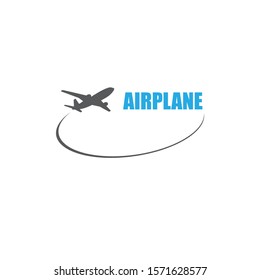 Air plane vector logo design element