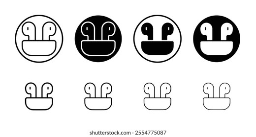 Air pods icon web design in vector