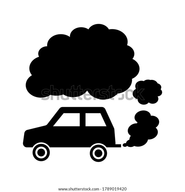 Air Pollution Car Smoke Illustration Stock Vector (Royalty Free ...