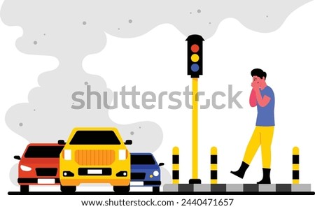 Air pollution generated from roads