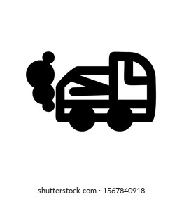 air pollution icon isolated sign symbol vector illustration - high quality black style vector icons
