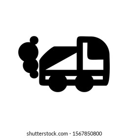 air pollution icon isolated sign symbol vector illustration - high quality black style vector icons
