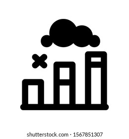 air pollution icon isolated sign symbol vector illustration - high quality black style vector icons
