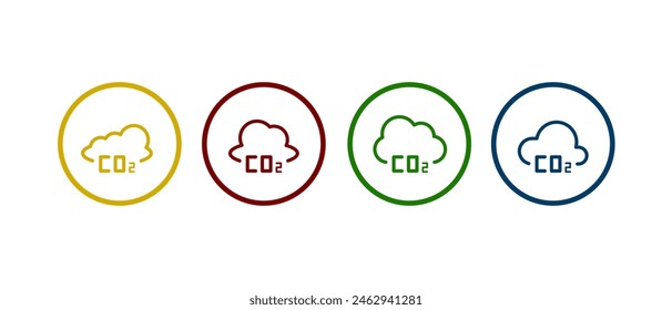 air pollution icon vector illustration. air pollution with different color design.	
