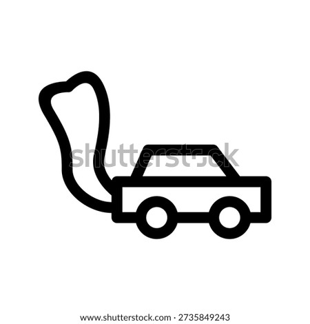 Air Pollution Icon Vector Symbol Design Illustration