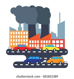 Air Pollution Poster Stock Vector (Royalty Free) 581831389 | Shutterstock