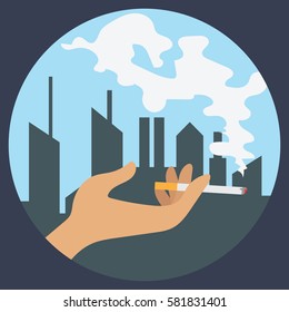 Air pollution poster