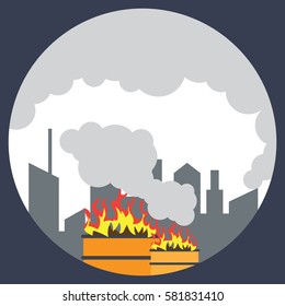 Air pollution poster