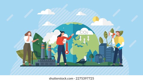 Fuente de contaminación del aire, medio ambiente sucio y aire contaminado. Salvemos el planeta. Día de la Tierra. Gente con máscara. Contaminación del aire urbano. La gente limpia el medio ambiente tierra. Humo urbano. Plano de equilibrio ecológico global