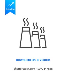 Air Pollution vector logo icon illustration
