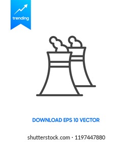 Air Pollution vector logo icon illustration