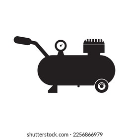 Air pump and compressor icon,logo vector illustration design template.