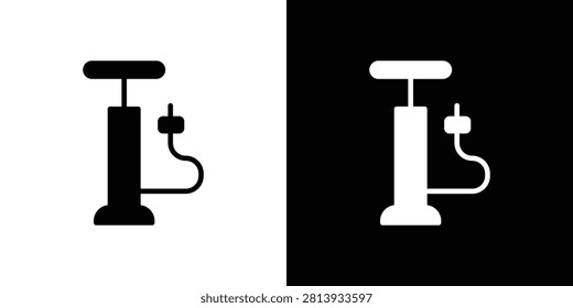 Air pump icon black symbol group