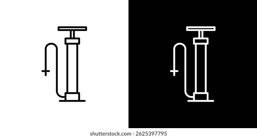 Air pump icon concept stroke on white background