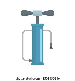 Air pump icon. Flat illustration of air pump vector icon for web design