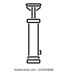 Air Pump Icon Outline Vector. Valve Compressor. Machine Station