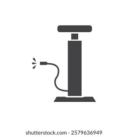 Air pump icon Simple thin line flat symbol