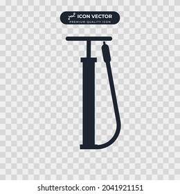 Plantilla de símbolo del icono de la bomba de aire para la colección de diseño gráfico y web ilustración vectorial