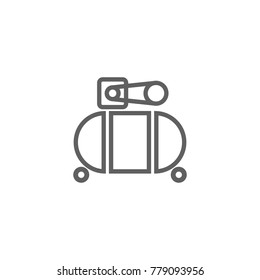 Air pump icon vector