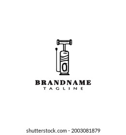 Logo-Design der Luftpumpe süß moderne Vektorgrafik