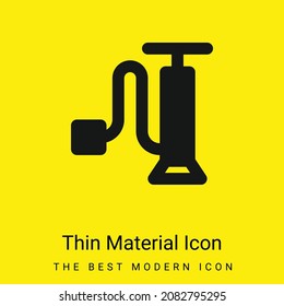 Air Pump minimal bright yellow material icon