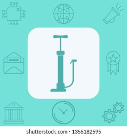 Air pump vector icon sign symbol