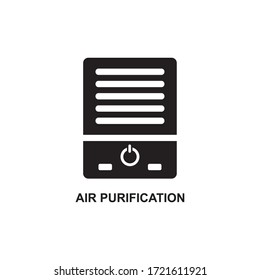 AIR PURIFICATION ICON , PURIFIER ICON